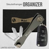 Nolad® Sleutelhanger - Inc Carabijnhaak - Sleutelhangers - Grijs