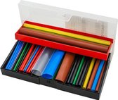 Krimpkous set - 142-delig - 2.4 tot 25.4mm - Verschillende kleuren