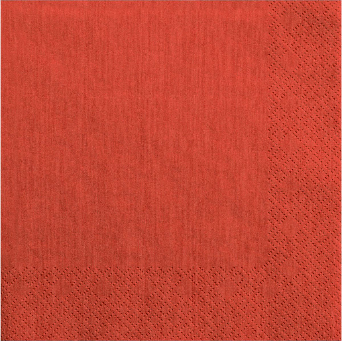Partydeco Tafel servetten - 40x - papier - rood - 33 cm - diner/lunch/verjaardag