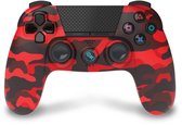 Under control PS4 compatible Bluetooth Controller  Fire Red