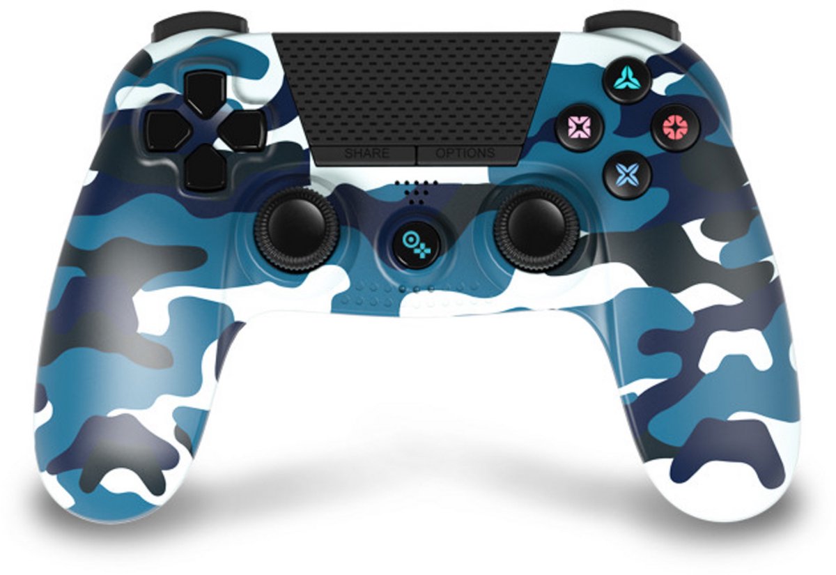 Under control Bluetooth Controller geschikt voor PS4- Urban Blue Camo
