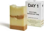 DAY 1 Hand & Body Soap Bar - Exciting Geranium Time
