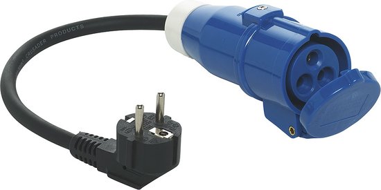Adaptersteker CEE 16A/230V/3P op Schuko contactdoos, 16A/230V archieven Adaptersteker CEE 16A/230V/3P op Schuko contactdoos, 16A/230V archieven