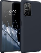 kwmobile telefoonhoesje voor Xiaomi Mi 11i / Poco F3 - Hoesje met siliconen coating - Smartphone case in bosbesblauw