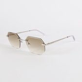 Lucien Fabrice - Diamond - Silver - Champagne - Zonnebril - Sunglasses - Eyewear - Unisex - Dames - Heren