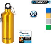 Water sportfles - Aluminium drinkfles  - Bidon  - 500 ml - Goud
