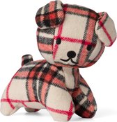 Bon Ton Toys Snuffie Knuffel - 21 cm - Ruit Rood Beige