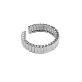 Minimal Thin Ring | Zilverkleurig | Verstelbaar 17 - 20 mm | Fashion Favorite
