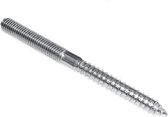 Wovar Stokeinden M6 x 60 mm Verzinkt Zonder Sleutelvak - 100 Stuks