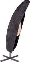 Levay ® Zweefparasol Afdekhoes - Parasolhoes - zwart - Ø 200-400 cm