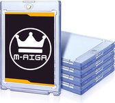 M-AIGA - Hardcase Toploader 5 Pack - Sleeves Pokemon Kaarten - Sleeves Pokemon - Sleeves - Toploader Pokemon - Card Sleeves - Hard Case Pokemon Cards Sleeves - Toploader - Toploade