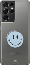 xoxo Wildhearts case voor Smiley Blue - Samsung Transparant Case