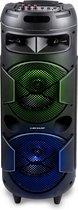 Dunlop Bluetooth Speaker - Draagbare Bluetooth Speaker met Discolicht - 120W - FM-radio - Zwart