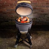 Kamado keramische barbecue – voor grillen, koken, roken, stomen en slowcooking - met thermometer – bbq voor extra mals en sappig vlees