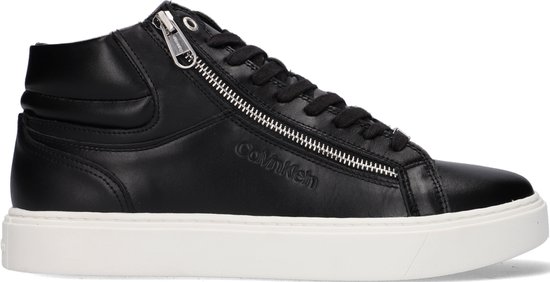 Calvin Klein High Top Lace Up Hoge sneakers - Leren Sneaker - Heren - Zwart  - Maat 46 | bol.com