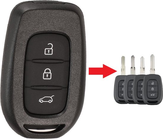 Boîtier de clé 3 boutons adapté pour Renault et Dacia / Dacia