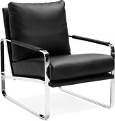 Alterego Zwarte, comfortabele loungezetel ‘GEORGE’