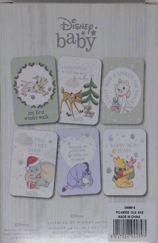 Disney Magical Beginnings - Kerst Milestone cards - 15 kaarten in doosje van Disney — afbeelding 3