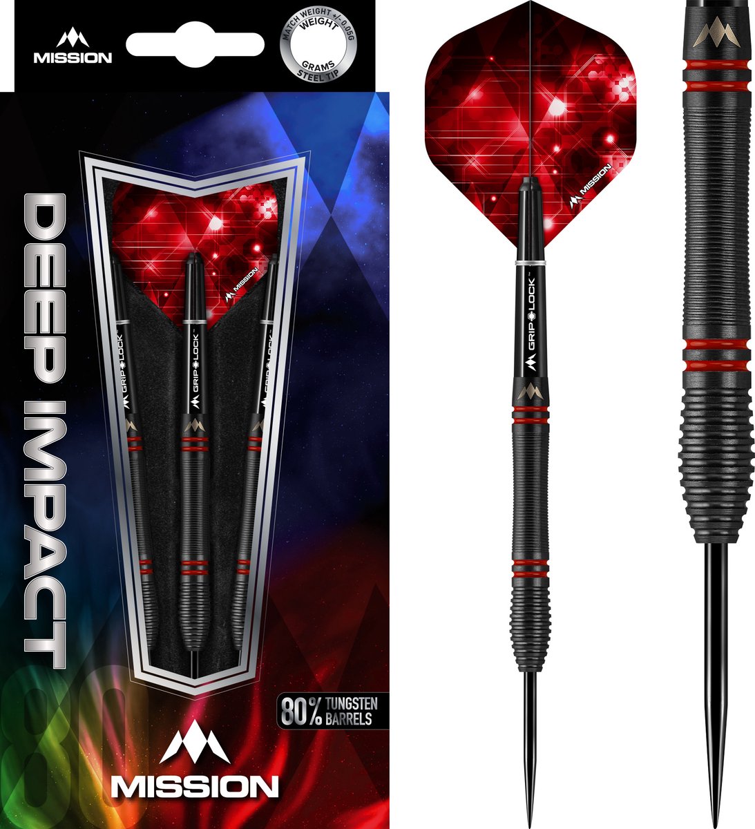 Mission Deep Impact M5 80% - Dartpijlen - 24 Gram