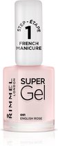 Rimmel London SuperGel French Manicure Nagellak - 091 English Rose
