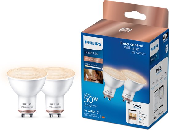 Philips Smart LED GU10 5W 400lm 2700K-6500K Spot