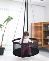 Kinder Schommel mand - Baby Basket Swing - Zwart