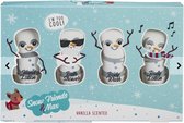 Snow Friends & Max Cadeau Pakket - Vanille - Verwen Pakket - Verjaardag - Kerst - Kado - Set van 4x 100ml