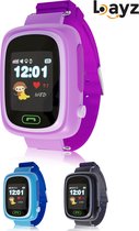 Loayz Q90 - Kinder Smartwatch - Roze - GPS - met L