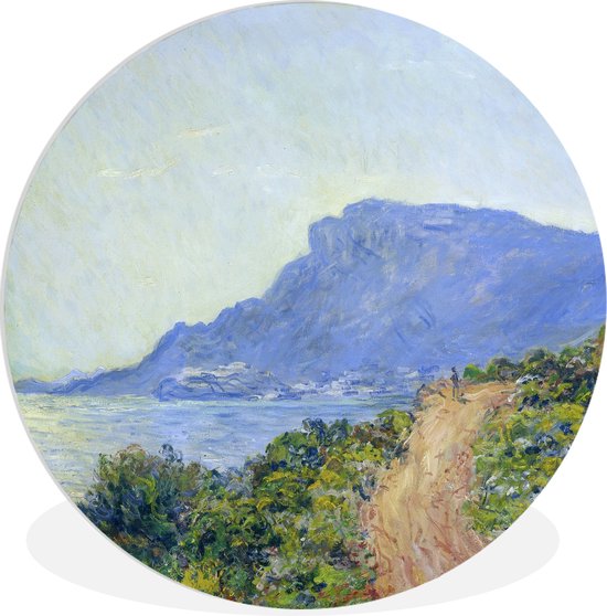 Wandcirkel - Muurcirkel - ⌀ - Kunststof - La Corniche bij Monaco - Claude Monet