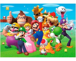 Super Mario en Vrienden - Koptelefoon voor kinderen 3-7 jaar - Blauwe/Rood - Gaming Headphone