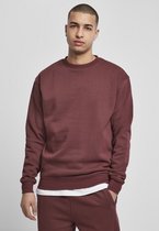 Urban Classics Sweater/trui -2XL- Basic Crew Bordeaux rood