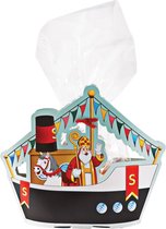 Chocolade boot van Sinterklaas gevuld met snoepgoed 92g