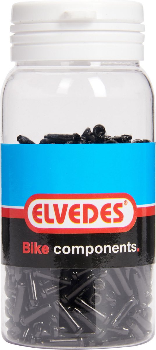 Elvedes Anti-rafel Nippel 2.3 Mm Zwart 500 Stuks