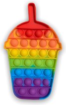 Milkshake Pop It Fidget Toy - Pop It Regenboog - Milkshake - Fidget Toys - Pop Bubble - Rainbow
