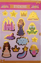 Stickerboek met glitters "Prinsesje" | Schoencadeau | Sint-tip