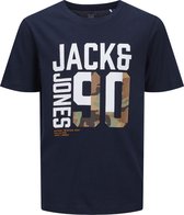 JACK&JONES JUNIOR JCONIC CAMO TEE SS CREW NECK LN  JNR Jongens T-shirt - Maat 140