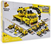 Panlos Bouwset (25 in 1) - Bouwset - Compatibel met grote merken - Constructie - Bouwen - Hijskraan - Heftruck - Graafmachine