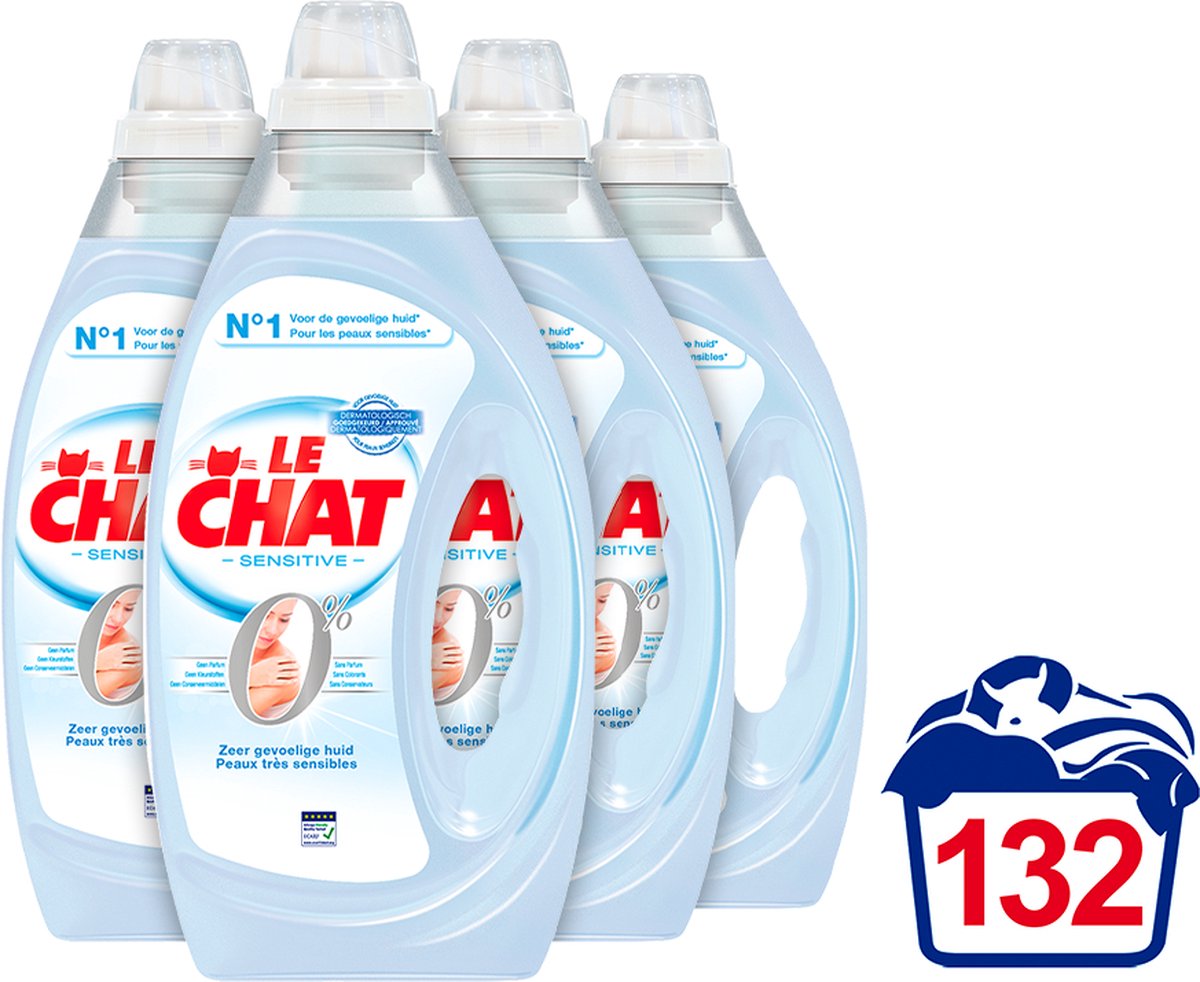 Le Chat Sensitive Peaux Très Sensibles 2L - Savon Liquide Bain