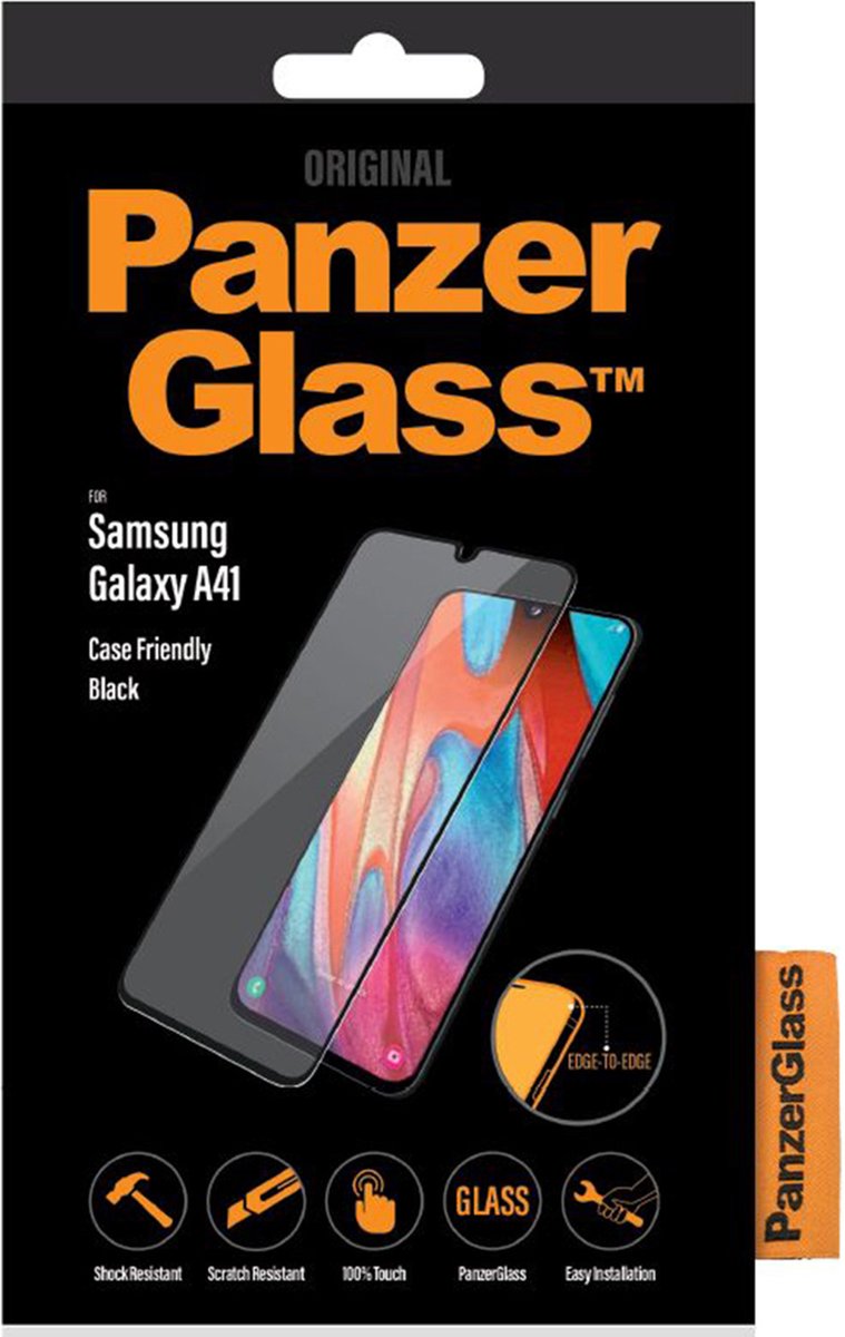 PanzerGlass Case Friendly Samsung Galaxy A41 Screenprotector Glas
