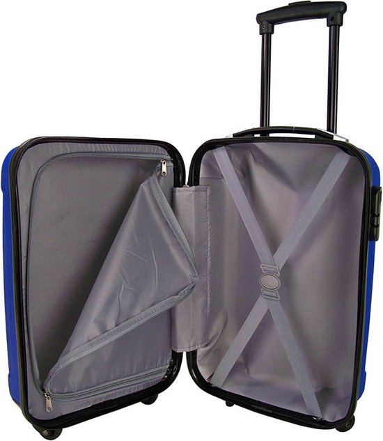 Ceruzo handbagage koffer - 30 liter - Blauw | bol.com