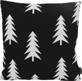 White Trees Kussenhoes | Dennenbomen | Katoen/Polyester | 45 x 45 cm
