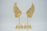 Ange - Decoratief Beeld Vleugels (creme-goud)