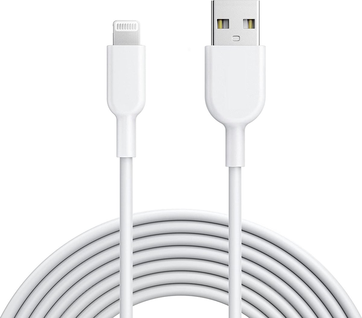 iPhone oplader kabel - 3 Meter - Geschikt voor Apple iPhone 6,7,8,X,XS,XR,11,12,13,Mini,Pro Max- iPhone kabel - iPhone oplaadkabel - iPhone snoertje - iPhone lader - Datakabel - Lightning USB kabel