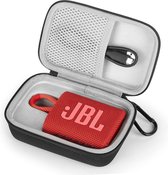 Best4u Tas Case voor JBL GO3 GO 3 Bluetooth-luidspreker, Hard Carry Travel opbergtas etui hoes (wit)