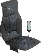 Lorex Massage Massagekussen SAN Massage Stoel Massagemat 3 Niveaus 5 Massages - Warmtefunctie - 105CM x 54CM - Afstandsbediening - Auto Stekker 12V