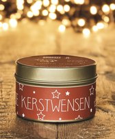 SOJAKAARS XS - EEN BLIKJE KERSTWENSEN - GEUR: WINTER GLOW