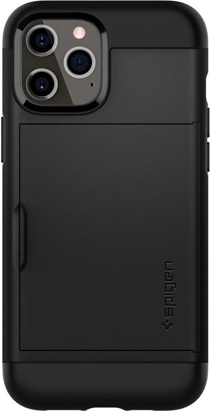 Spigen Slim Armor CS Apple iPhone 12 12 Pro Hoesje Zwart bol