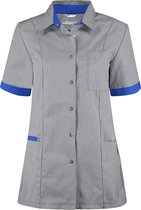 Haen / Ballyclare Dames Zorgjas Fijke Grey cross / Royal Blue - Maat 2XL