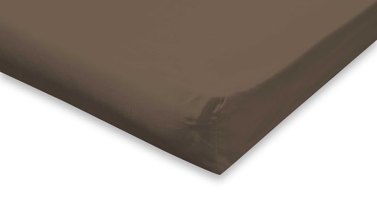 Topmatras Hoeslaken Katoen Perkal - Hoeslaken 180x200 - Taupe - Topper Hoeslaken