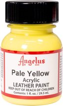 Angelus Leather Acrylic Paint - textielverf voor leren stoffen - acrylbasis - Pale Yellow - 29,5ml